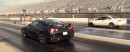 Nissan GT-R vs Honda sleeper drag race