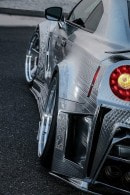 Nissan GT-R with Engraved Silver Body by KUHL Is Needlessly Awesome
