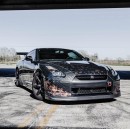 Nissan GT-R with Godzilla Wrap