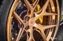 Nissan R34 Skyline GT-R Looks Epic on Gold Vossen Wheels