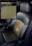 Nissan's sweat-sensitive wheel and seat