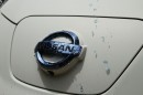 Nissan Leaf with Ultra-Ever Dry self-cleaning paint