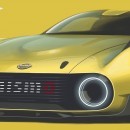 Nissan 400Z Slantnose rendering