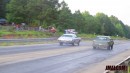 Nitrous big block Chevrolet Chevelle SS drag races all-motor Oldsmobile Cutlass on Jmalcom2004