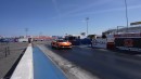 C8 Chevrolet Corvette Z06 nitrous drag racing with Emelia Hartford