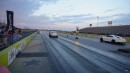 Dodge Charger vs Honda Civic vs GT-R drag race