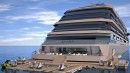 Njord concept, the world's largest private superyacht