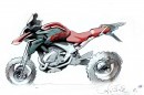 2013 BMW R 1200 GS looks nice from the sketch phase