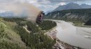 Glacierview hub in Alaska celebrates Independence Day by throwing cars off a cliff