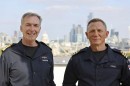 First Sea Lord Admiral Sir Tony Radakin and Daniel Craig