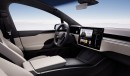 2023 Tesla Model X with the Round Steering Wheel