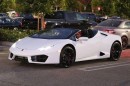 Blac Chyna White Luxury Cars