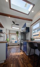 Northern Flicker Tiny House Kitchen and Dinette