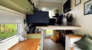 Norwegian Tiny Trailer House loft living room
