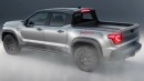 Toyota compact pickup truck rendering by Halo oto