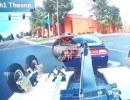 Dodge Challenger Owner drives off a tow truck