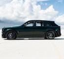 Dark Emerald Rolls-Royce Cullinan Novitec Spofec Overdose widebody on 24s