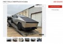Tesla Cybertruck for sale in Dubai in March 2024