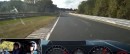 Nurburgring 130 MPH Tire Blowout Leaves VW Golf Wingless