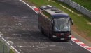 Buses and vans lapping the Nurburgring