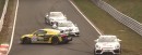 Audi R8 Nurburgring Crash Causes Two Porsche 718 Cayman GT4 Clubsport Crashes