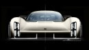 Porsche Mission X sketch