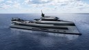 Nzuri is a superyacht explorer with an aggressive profile and most opulent interior