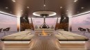 Nzuri is a superyacht explorer with an aggressive profile and most opulent interior