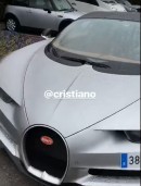Odell Beckham Jr Checks Out Cristiano Ronaldo's Bugatti Chiron