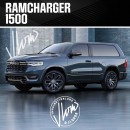 2025 Ram 1500 Ramcharger SUV rendering by jlord8
