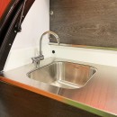 Classic Bean Roadster Travel Trailer Galley