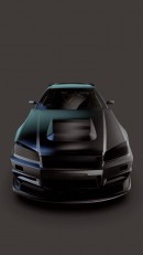 Off-Road Nissan Skyline GT-R CGI transformation by musartwork