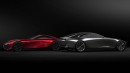 Mazda Vision Coupe Concept and RX-Vision Concept