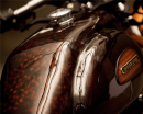 Officine GP Design Triumph extended tank and dark copper paint