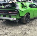 Rapper Offset's wrecked Dodge Challenger