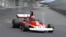 Charles Leclerc drives iconic 1972 Ferrari F1 car