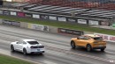 ICE vs EV drag race compilation on Wheels