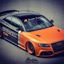 Old Audi RS5 Coupe Gets Duracell Battery Makeover