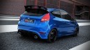 Old Ford Fiesta Gets Real Focus RS Body Kit, Looks Clean