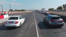 Old Mercedes-Benz C 63 AMG Drag Races New A 45