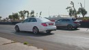 Old Mercedes-Benz C 63 AMG Drag Races New A 45
