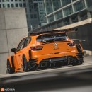 Old Renault Clio RS Race Car With Widebody Kit Looks Angry