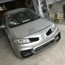 Old Renault Megane Gets BMW Front Bumper, Becomes French M3