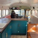 Crown Coach school bus turned into house on wheels