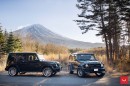 Old vs.  New: Mercedes-AMG G63 Photo Shoot from Japan