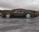 Oldsmobile Toronado Black Mamba 442 rendering by rostislav_prokop