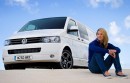 Bryony Shaw with the Transporter Kombi