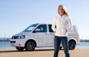 Bryony Shaw with the Transporter Kombi
