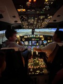 Aviation enthusiast Alberto Paduanelli built a realistic, 1:1 Boeing 737-800 flight simulator in his garage