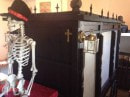 Hearse Halloween Prop Decoration Coffin
